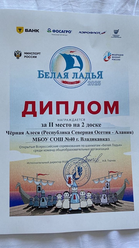 Достижения