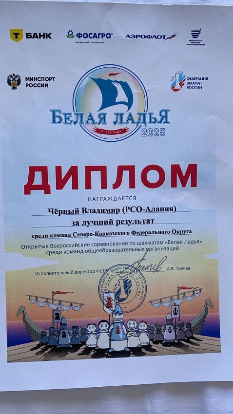 Достижения